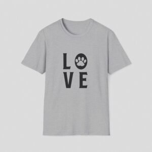 11025298712673501851_2048_custom.jpeg Love Paw Print T-Shirt